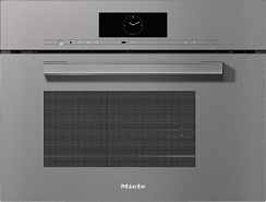 Встраиваемая пароварка с СВЧ Miele DGM7840 GRGR
