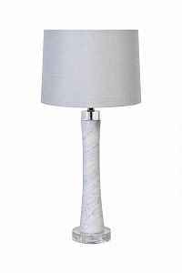 22-88690 Лампа настольная плафон белый d.35*76см