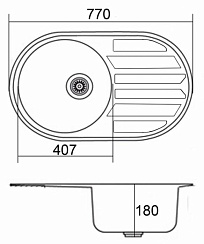 EMAR 7750 electrolize врезная мойка электролиз