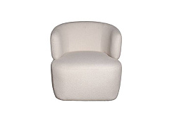87YY-24042 Кресло Tirolo букле белое 73*79*76см