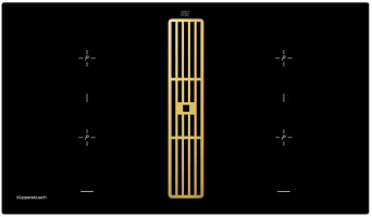 Варочная панель с вытяжкой Kuppersbusch KMI 9850.0 SR Gold