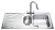 Мойка Smeg AP102S