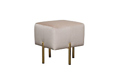 Пуф Mario вельвет экрю Velv ECRU 42*42*44см