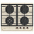 Газовая стеклянная варочная панель HGG 6911 CTRB
