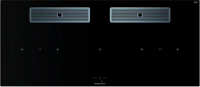 Индукционная варочная поверхность с вытяжкой Kuppersbusch KMI 12850.0 SR-E Stainless steel