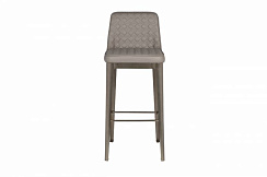 58DB-19303 Стул барный светло-серый 53,5*41*101,5см