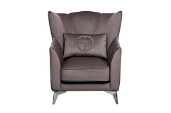 Кресло Siena велюр коричнвый Colt1012-ROSKOR 17 83*82*93см