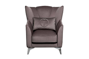 Кресло Siena велюр коричнвый Colt1012-ROSKOR 17 83*82*93см