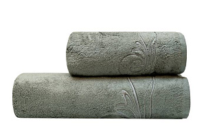 145ERT-00603 Полотенце Лирика модал зеленое 50*90