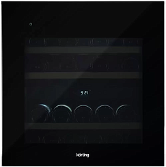 Встраиваемый винный шкаф Korting KFW 604 DB GN