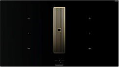 Индукционная варочная поверхность с вытяжкой Kuppersbusch KMI 9850.1 SR-E Gold