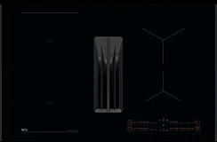 Варочная панель с вытяжкой AEG NCH84B03AB