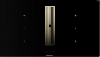 Индукционная варочная поверхность с вытяжкой Kuppersbusch KMI 9850.1 SR-E Gold