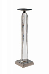 71PN-02922 Подсвечник высокий прозрачный d13*50см