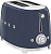 Тостер Smeg TSF01NBEU Navy Blue