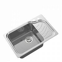 OULIN OL-327L(F&P) мойка врезная New (+система PVC, гибкий слив, чаша (чаши) выпуска, крепления, упл