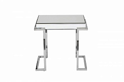 KFG130 Стол журнальный зеркальный, нерж.сталь хром 57*41*55см