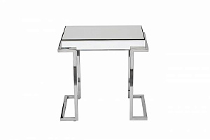 KFG130 Стол журнальный зеркальный, нерж.сталь хром 57*41*55см