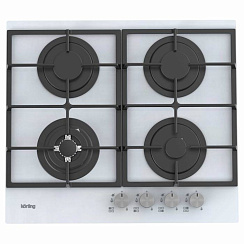 Газовая стеклянная варочная панель HGG 6722 CTW