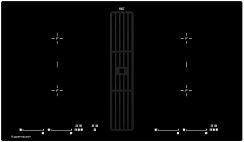 Варочная панель с вытяжкой Kuppersbusch KMI 9800.0 SR Black Velvet