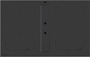 Индукционная варочная панель со встроенной вытяжкой Kuppersbusch EKID 9940.0 RL
