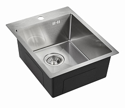 EMAR best EMB-128A PVD Nano Satine мойка универсал. (+система PVC, чаша выпуска, крепления), EMB-128