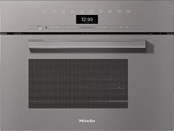Встраиваемая пароварка с СВЧ Miele DGM7440 GRGR