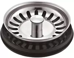 Металлическое ситечко для вставки в горловину Bone Crusher LB9143-CP хром