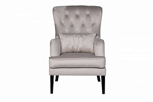 Кресло Rimini велюр св.серый Colton 030-SVSER 74*84*104см с подушкой