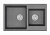 Мойка EMAR EMQ-2800.Q EMQ-2800.Q гранитная мойка, Антрацит