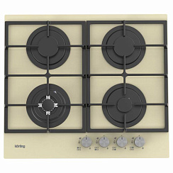 Газовая стеклянная варочная панель HGG 6722 CTB