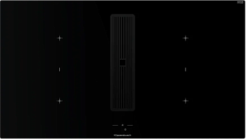 Индукционная варочная поверхность с вытяжкой Kuppersbusch KMI 9850.1 SR-E Black Velvet