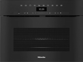 Компактный духовой шкаф с СВЧ Miele H7440BMX OBSW