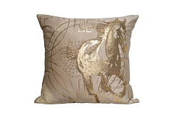 70SW-38059 Подушка с бисером, стеклярусом и вышивкой 