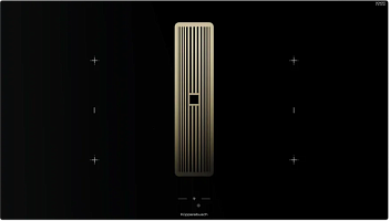 Индукционная варочная поверхность с вытяжкой Kuppersbusch KMI 9850.1 SR-S Gold