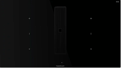 Индукционная варочная панель с вытяжкой Kuppersbusch KMI 9350.0 SR Black Velvet