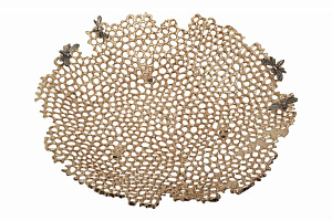 69-219013 Блюдо декор. металлич.