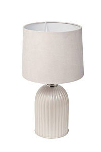 22-89663 Лампа настольная плафон светло-серый h.52,5 см