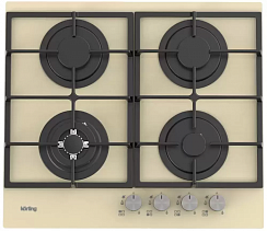 Газовая стеклянная варочная панель Korting HGG 6722 CTB