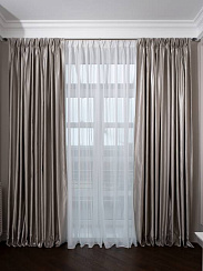 121GD-12120 Тюль Элен (Elen) белый 275*320см