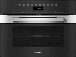 Компактный духовой шкаф с СВЧ Miele H7440BM EDST/CLST