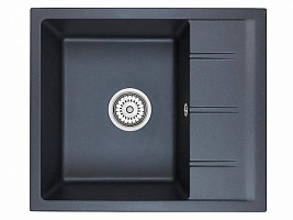 EMAR Quartz EMQ-1580.Q гранитная мойка, Морион. Система слива, сифон, чаша (чаши) выпуска, герметик,