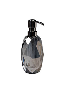 XX230940 Диспенсер для мыла стекло дымчатое 7*h.17,5см (50мл)