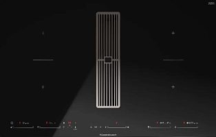 Варочная панель с вытяжкой Kuppersbusch KMI 8590.0 SR Silver Chrome