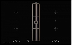 Индукционная варочная панель с вытяжкой Kuppersbusch KMI 8500.0 SR Black Chrome