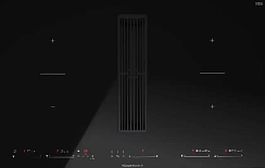 Варочная панель с вытяжкой Kuppersbusch KMI 8590.0 SR Black Velvet