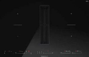 Варочная панель с вытяжкой Kuppersbusch KMI 8590.0 SR Black Velvet