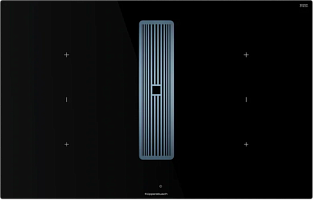 Индукционная варочная панель с вытяжкой Kuppersbusch KMI 8350.0 SR Stainless steel