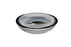 XX230481 Мыльница стекло дымчатое d11*2,5см