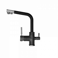 Смеситель EMAR EC-3003 3003N.7 Антрацит, смеситель кух.